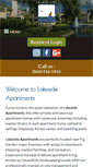 Mobile Screenshot of lakesideapartmenthomes.com